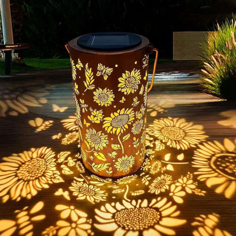 Smart Garden Ornaments - Luz de girassol e sombra, luz