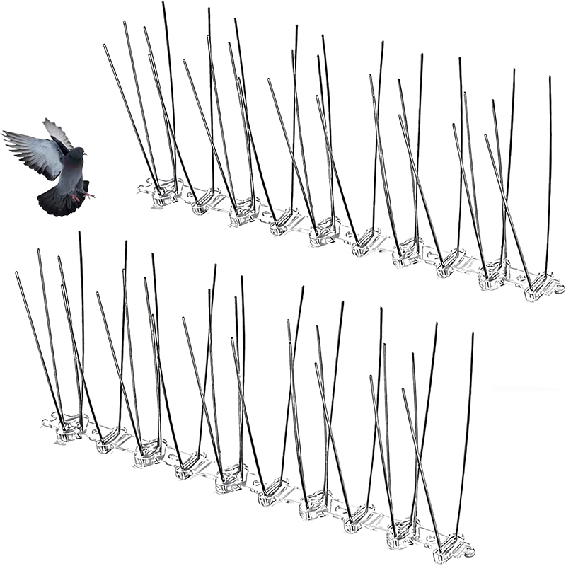 Smart Garden Fence - Espinhos de Aço Inoxidável para Pássaros,