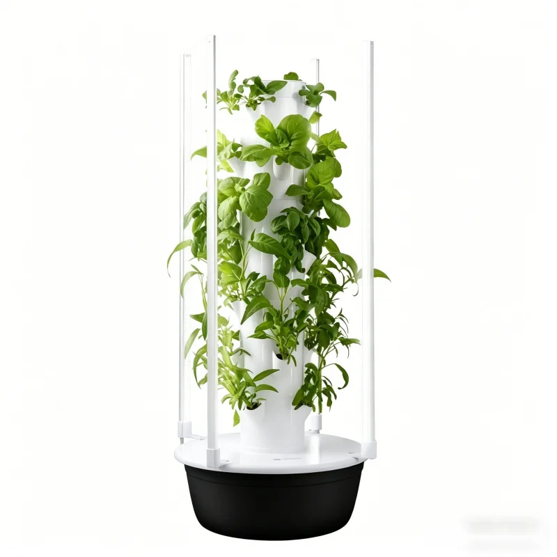 Smart Garden Tower - SpaceTree Torre Hidropônica Vertical Inteligente para