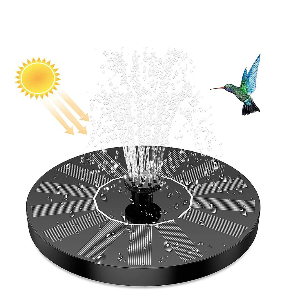 Smart Garden Ornaments - Painel solar flutuante de 13cm, fonte
