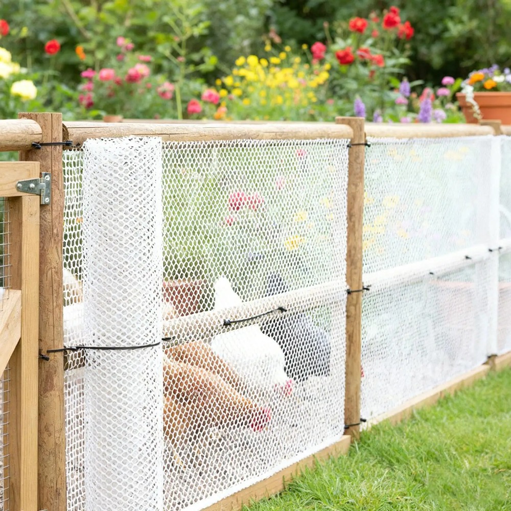 Smart Garden Fence - Rede Protetora Plástica para Jardim, Cerca