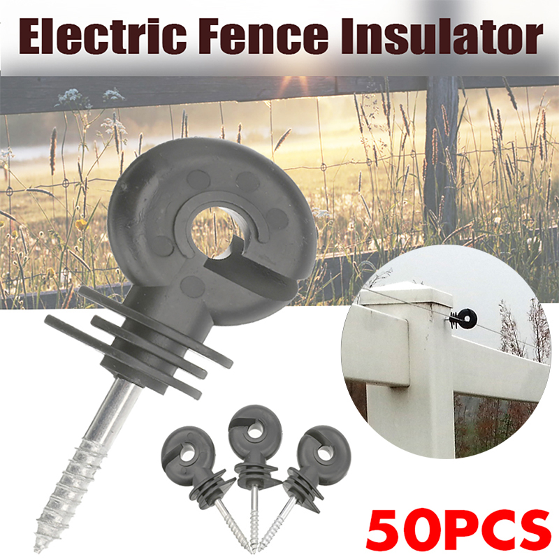 Smart Garden Fence - Isoladores de cerca elétrica, 50 peças,