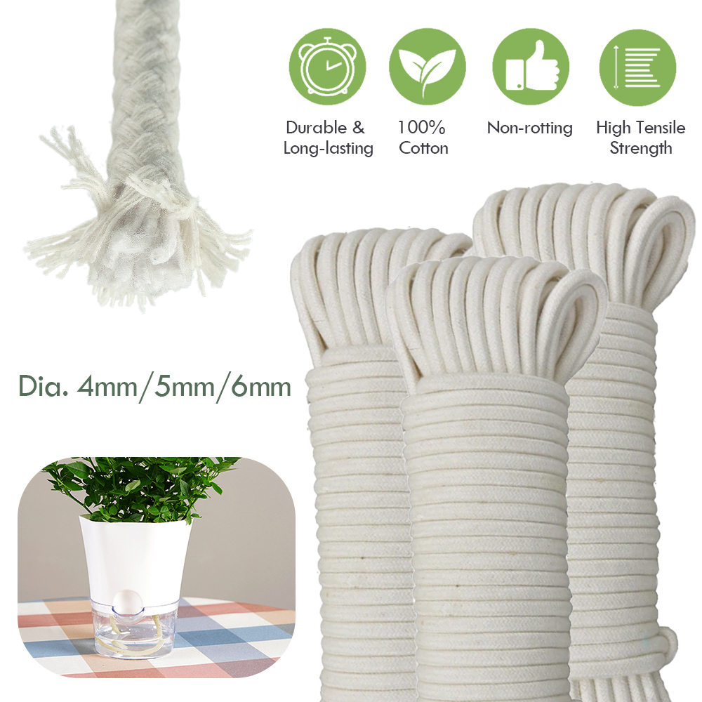 Smart Garden Tower - Cabo Automático Self Watering Algodão Wick,