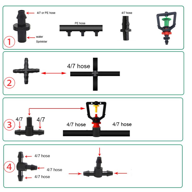 50 Peças Conector de Irrigação - Smart Garden Tower avaliação e preço