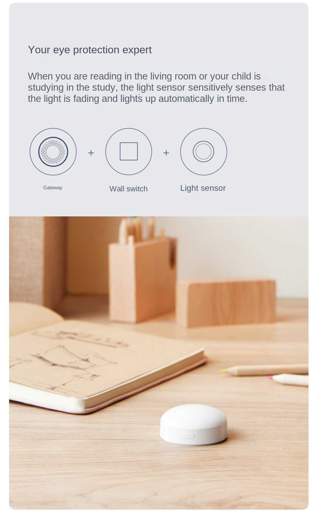 Aqara sensor de luz t1 zigbee  - Smart Garden Xiaomi avaliação e preço
