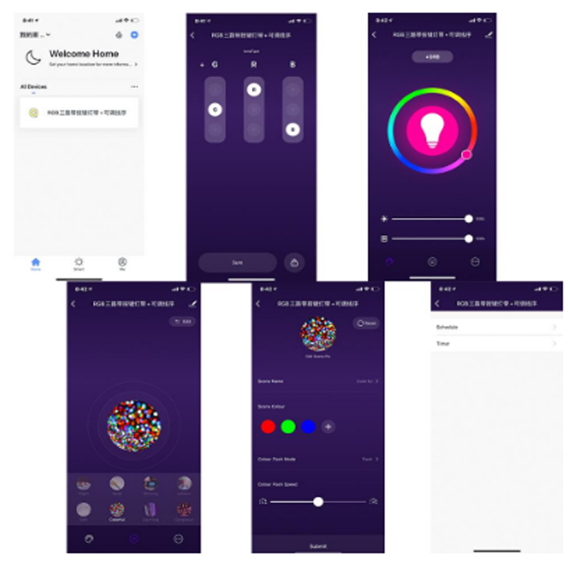 1-10tuya vida inteligente app  - Smart Garden Light Controller avaliação e preço