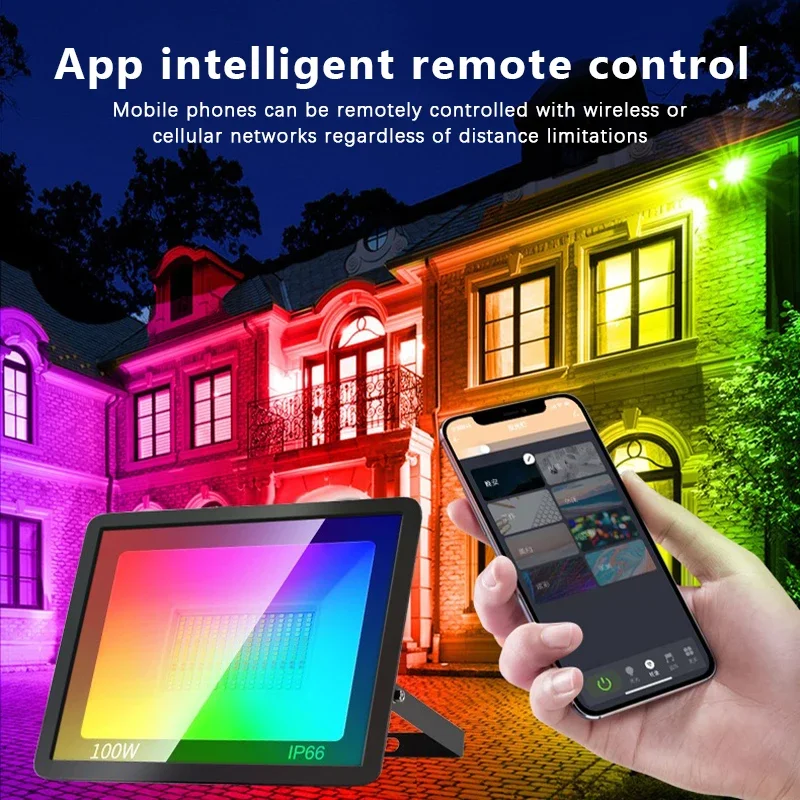 Refletor RGB TUYA com Controle - Smart Garden Drawing avaliação e preço