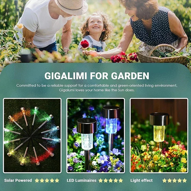 Luzes solares ao ar livre lâmp - Smart Garden Ornaments avaliação e preço