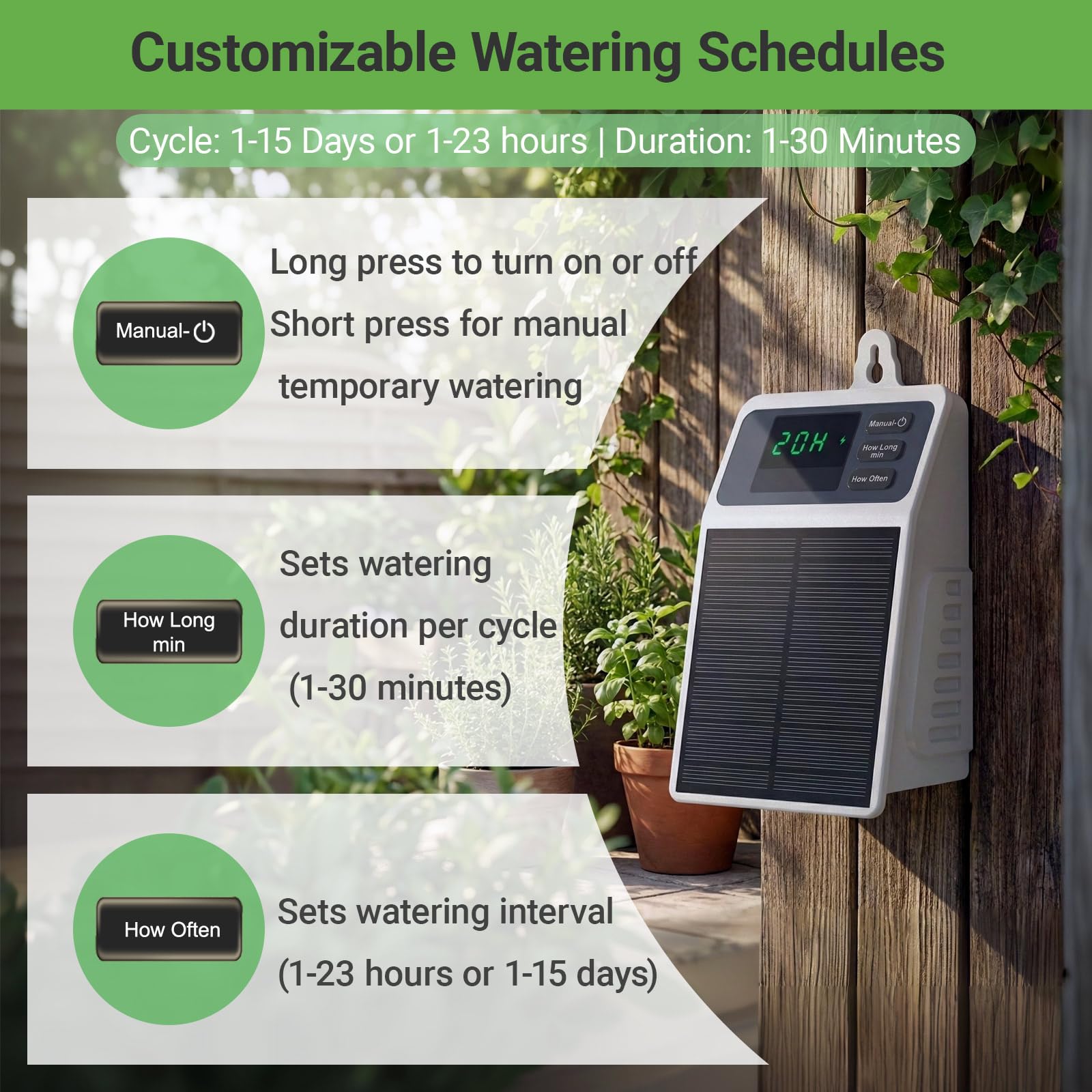 Sistema de Irrigação Solar Aut - Smart Garden Tower avaliação e preço