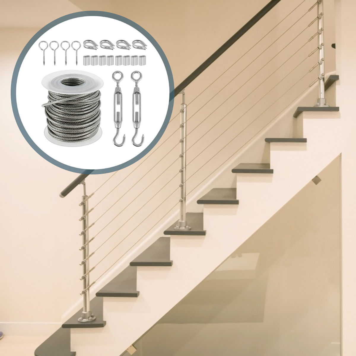 Corda de cabo de fio de 15m/30 - Smart Garden Fence avaliação e preço