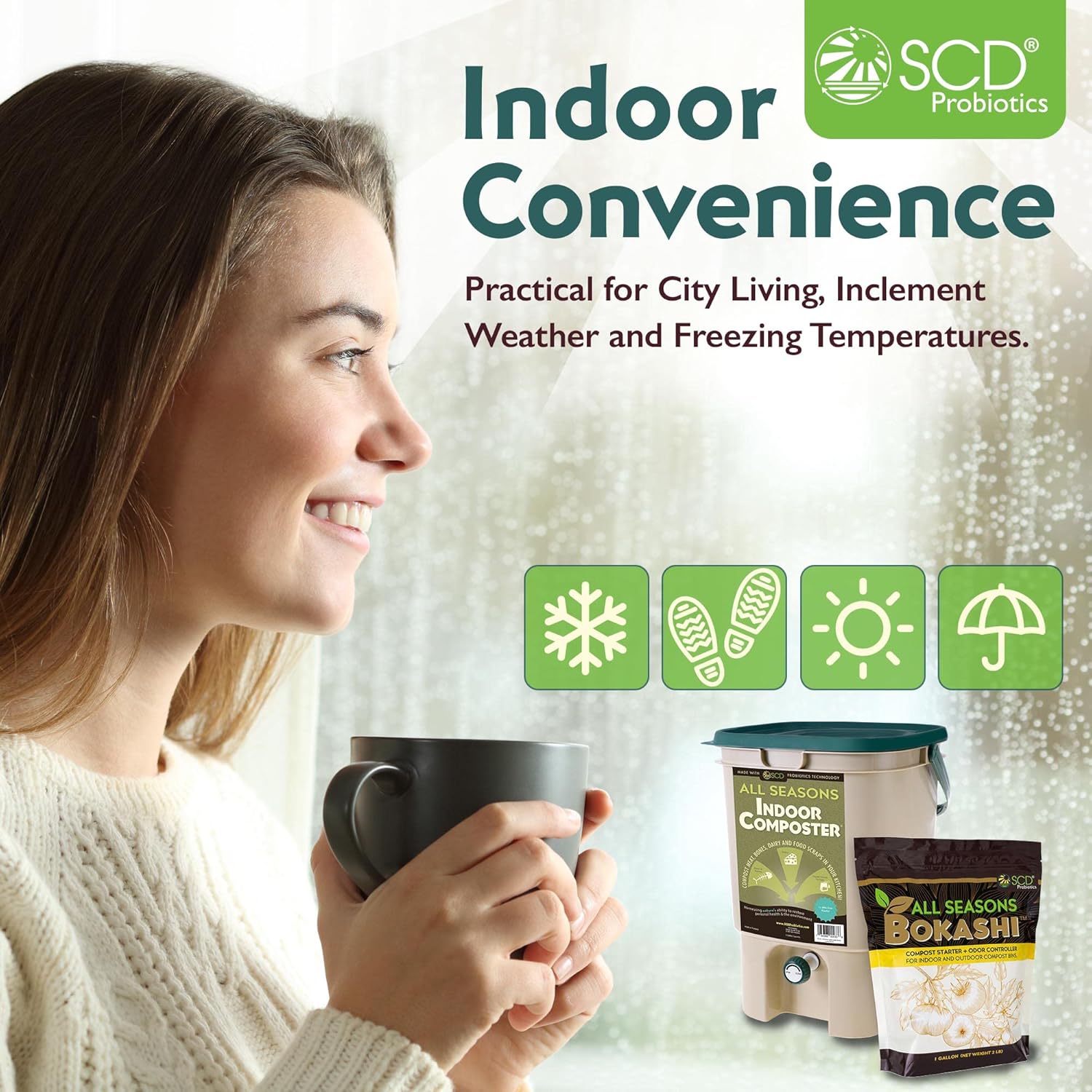 Composteira Interna para Banca - Composting Kit Indoor avaliação e preço