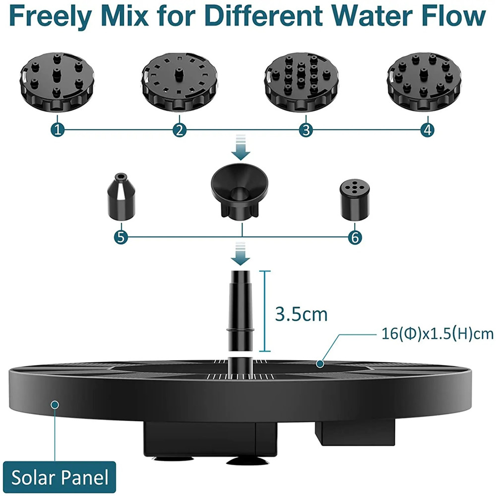 Painel solar flutuante de 13cm - Smart Garden Ornaments avaliação e preço