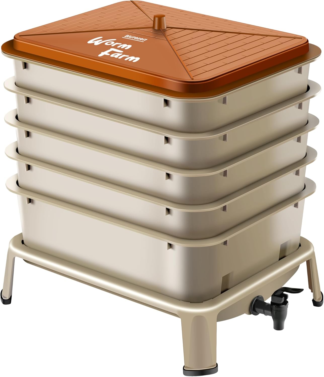 Composteira de minhocas para a - Composting Kit Indoor avaliação e preço